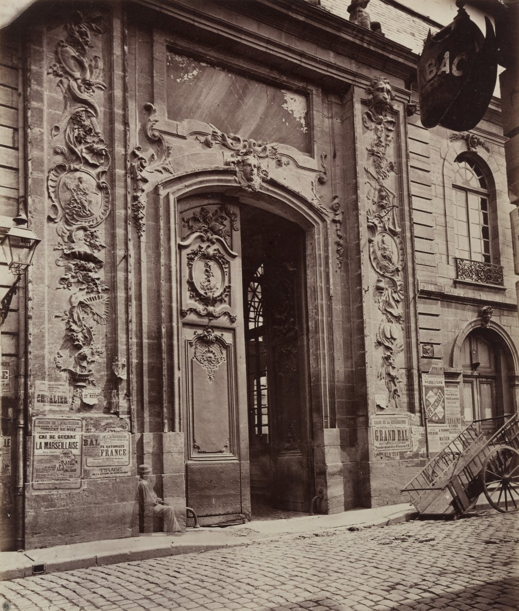 Gate i Dijon, før 1870. av Unbekannt