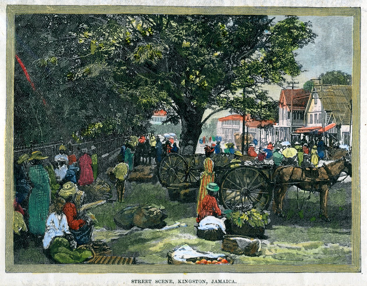 Gatebilde, Kingston, Jamaica, c1880 av Unbekannt