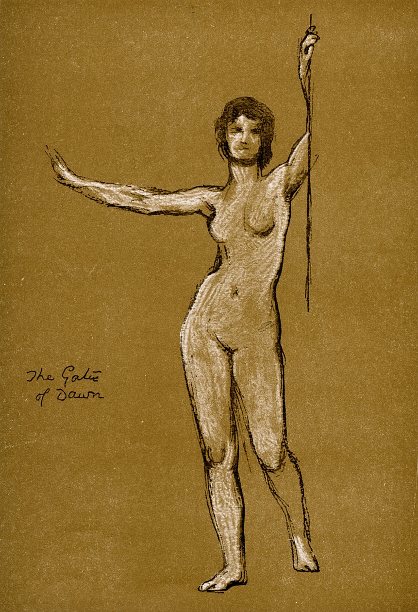 Studie for The Gates of Dawn, 1900 av Unbekannt