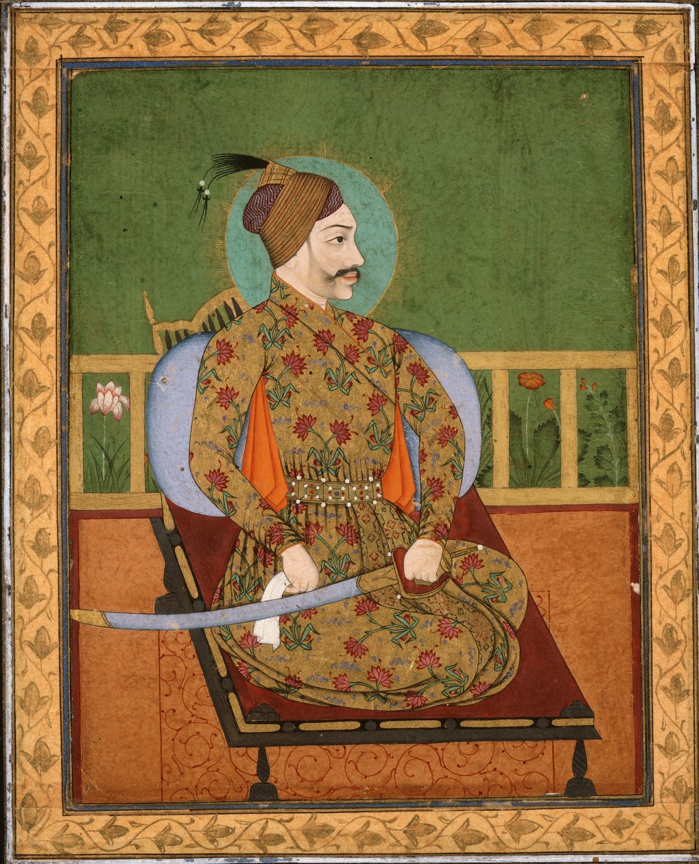 Sultan Abdullah Qutubshah av Golconda, c1640 av Unbekannt