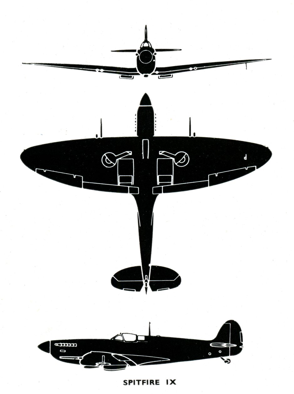 Supermarine Spitfire Mk IX, 1941 av Unbekannt