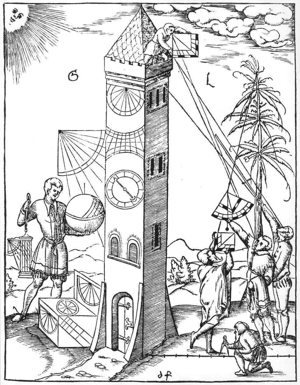 Oppmåling og tidtaking, 1551 av Unbekannt