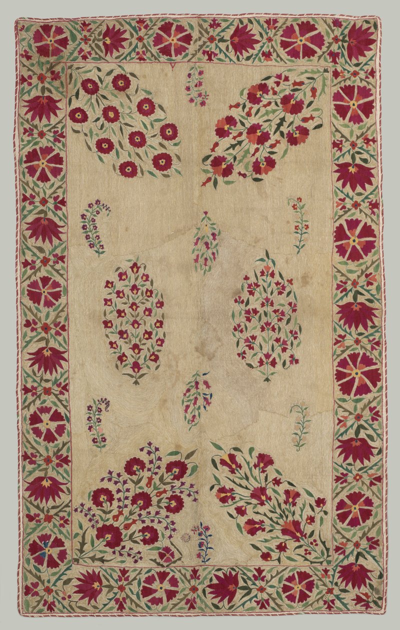 Suzani:divan cover, 1700-tallet. av Unbekannt