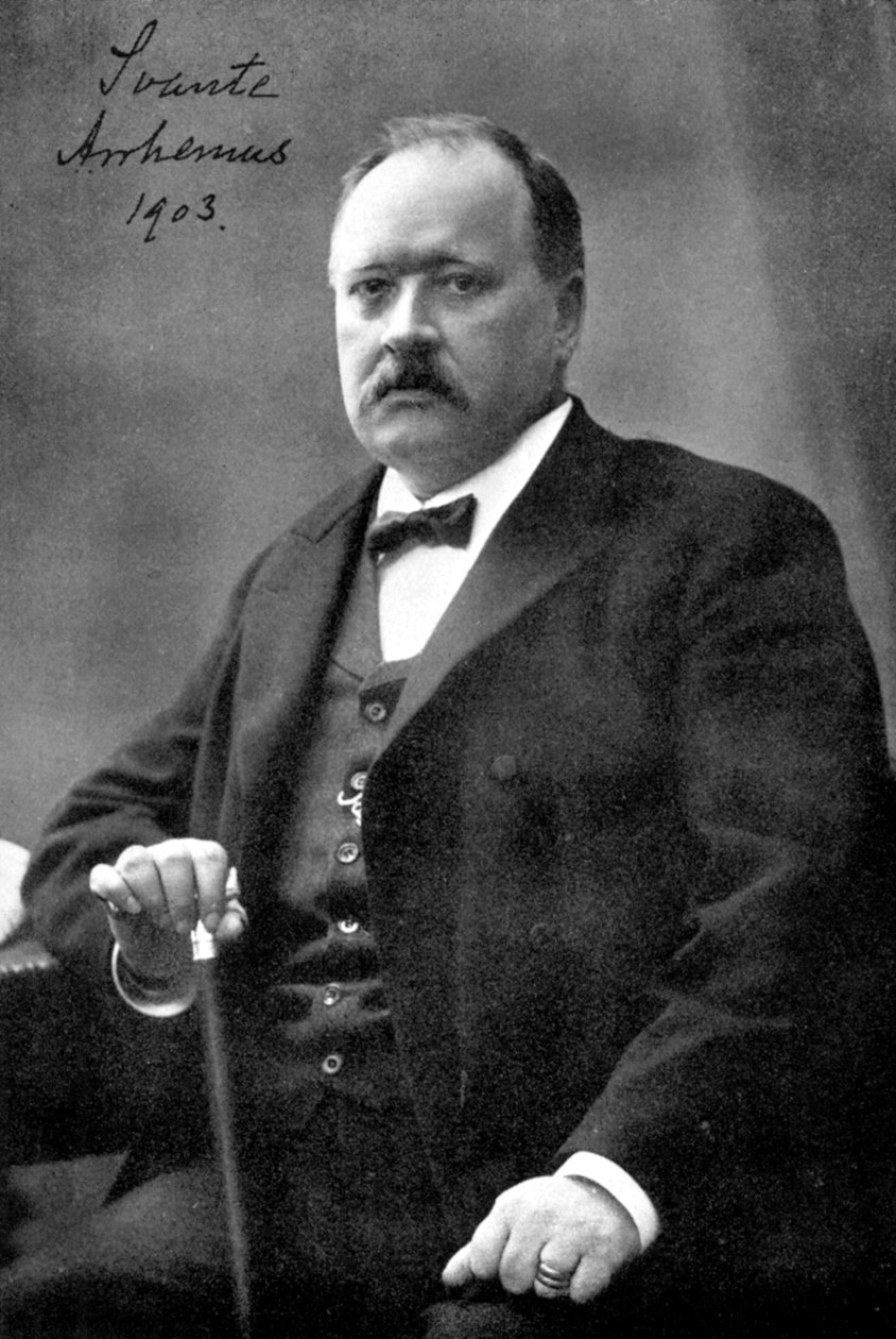 Svante Arrhenius 1859-1927, svensk fysiker og kjemiker, 1903 av Unbekannt