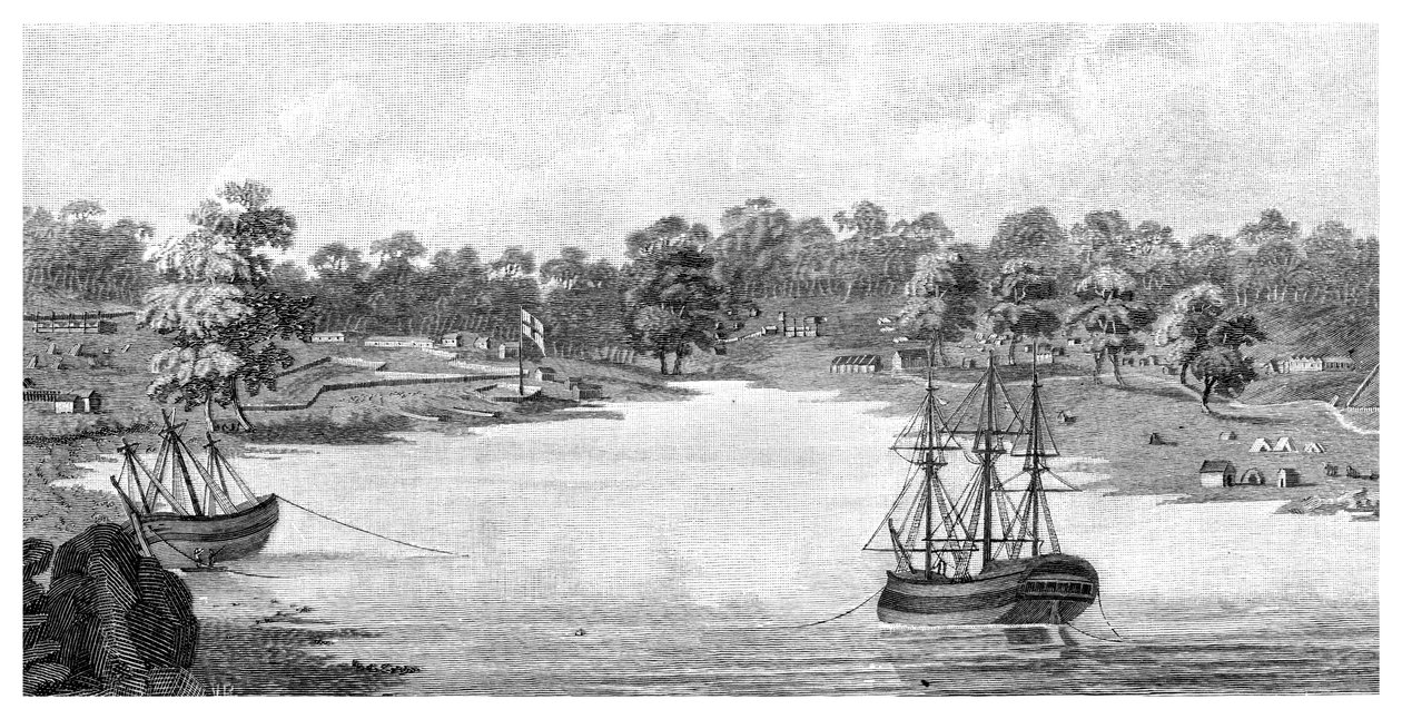 Sydney Cove, New South Wales, Australia, 1788, 1886 av Unbekannt