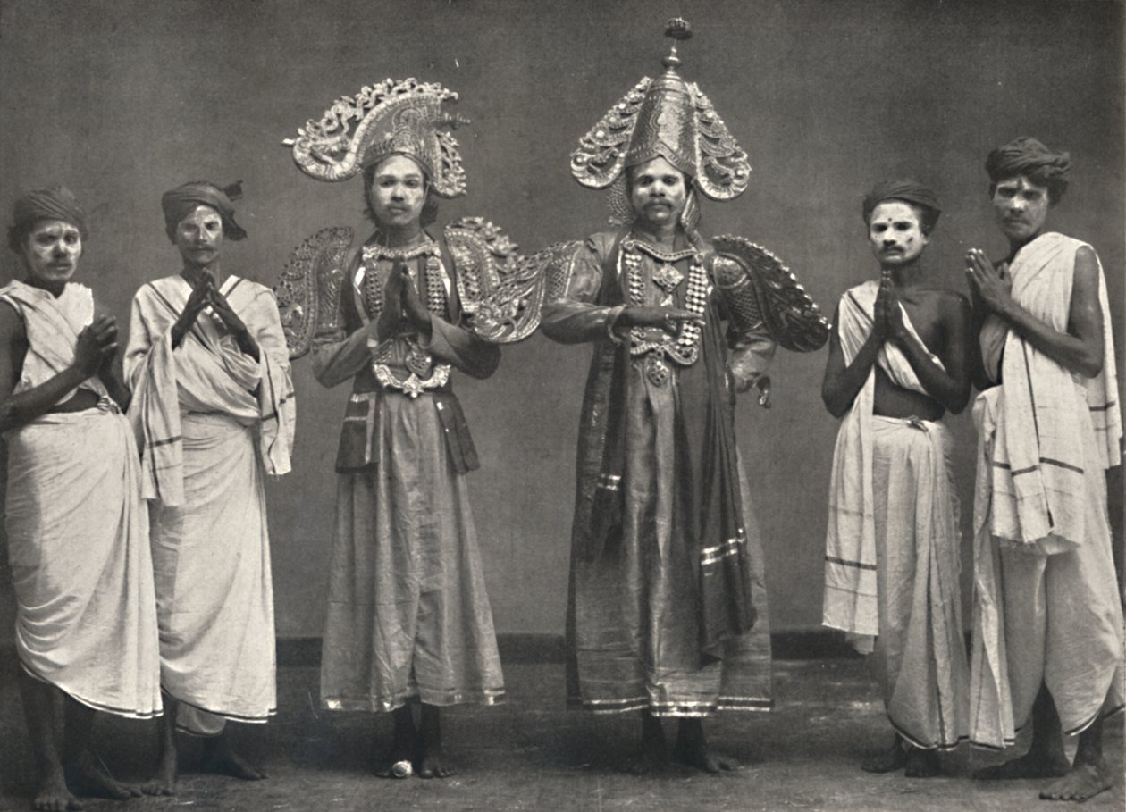 Scene fra Shakuntalavilasa, skuespillet til Shakuntala, 1926 av Unbekannt