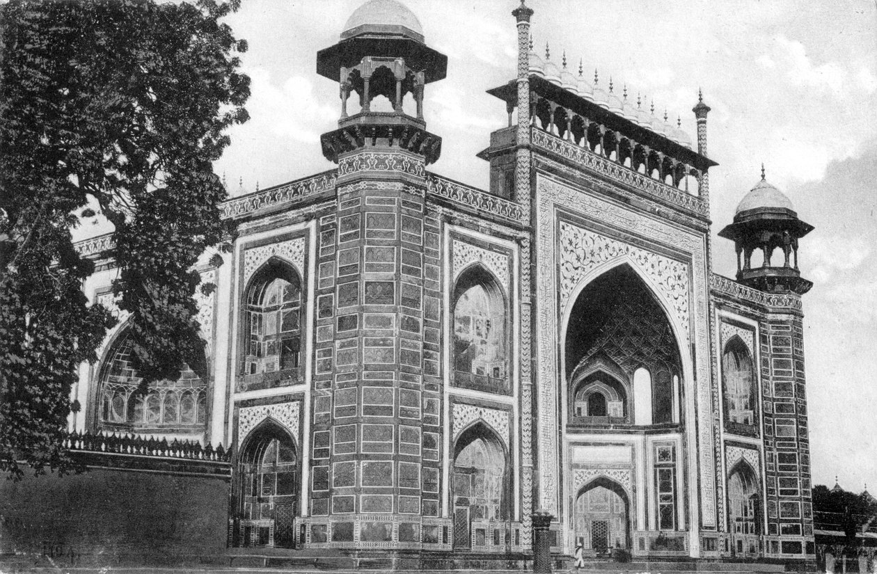 Taj Mahal-porten, Agra, 1900-tallet av Unbekannt