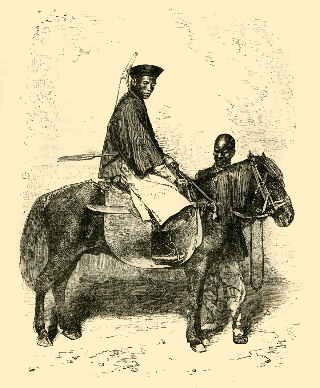 Tartarhestesoldat, 1890. av Unbekannt