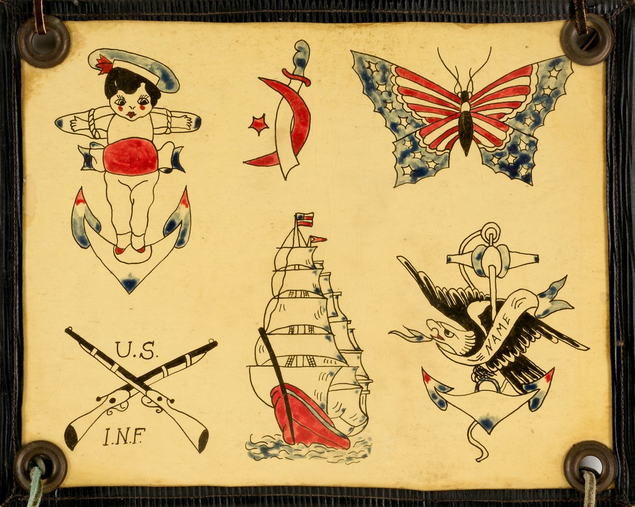 Tatoveringsblits, 1900-tallet. av Unbekannt