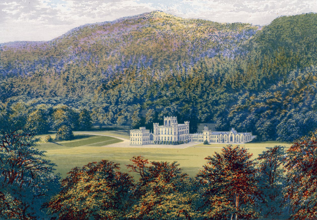 Taymouth Castle, Skottland, sent på 1800-tallet av Unbekannt