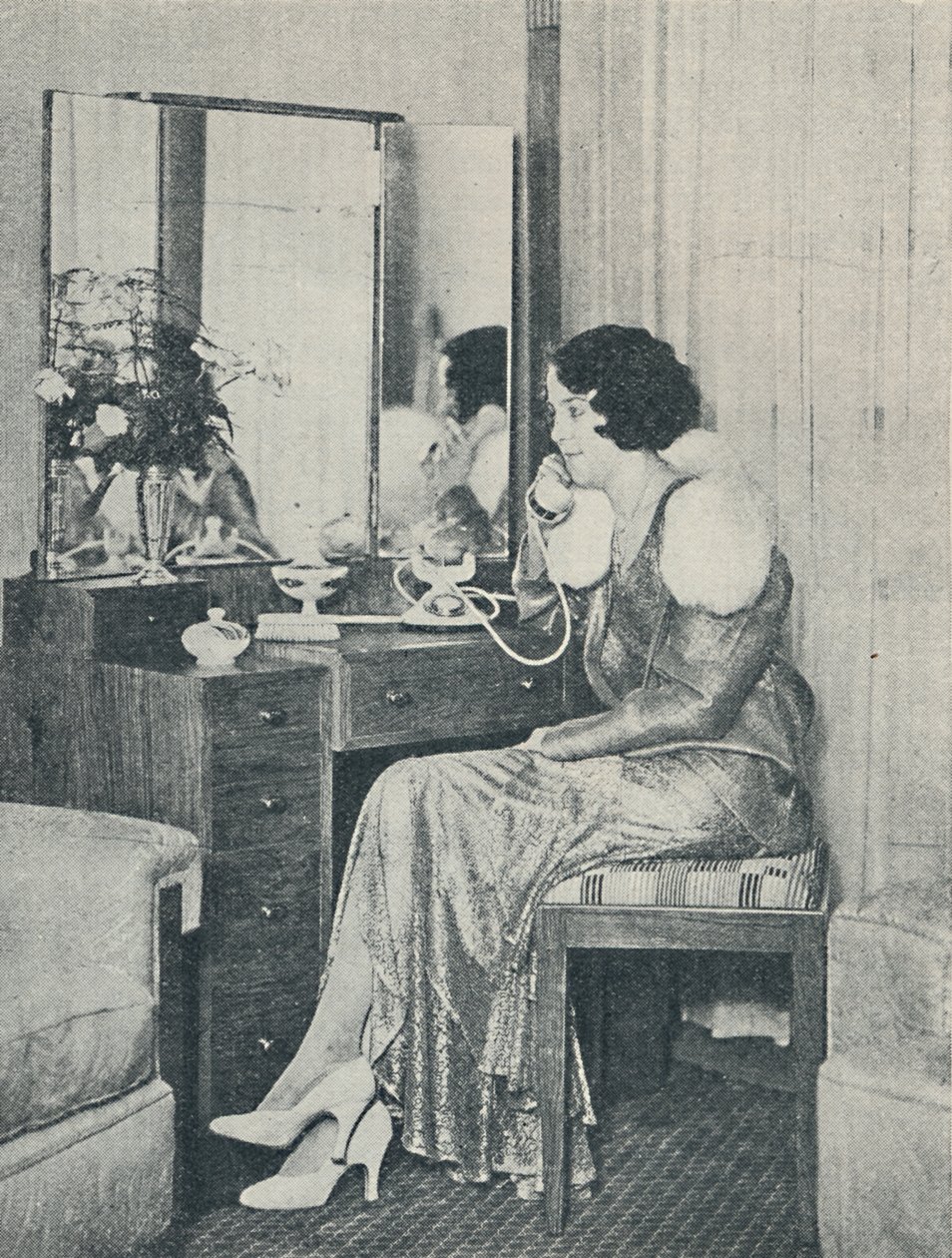Telefonering til kysten fra Mid-Ocean, 1936 av Unbekannt