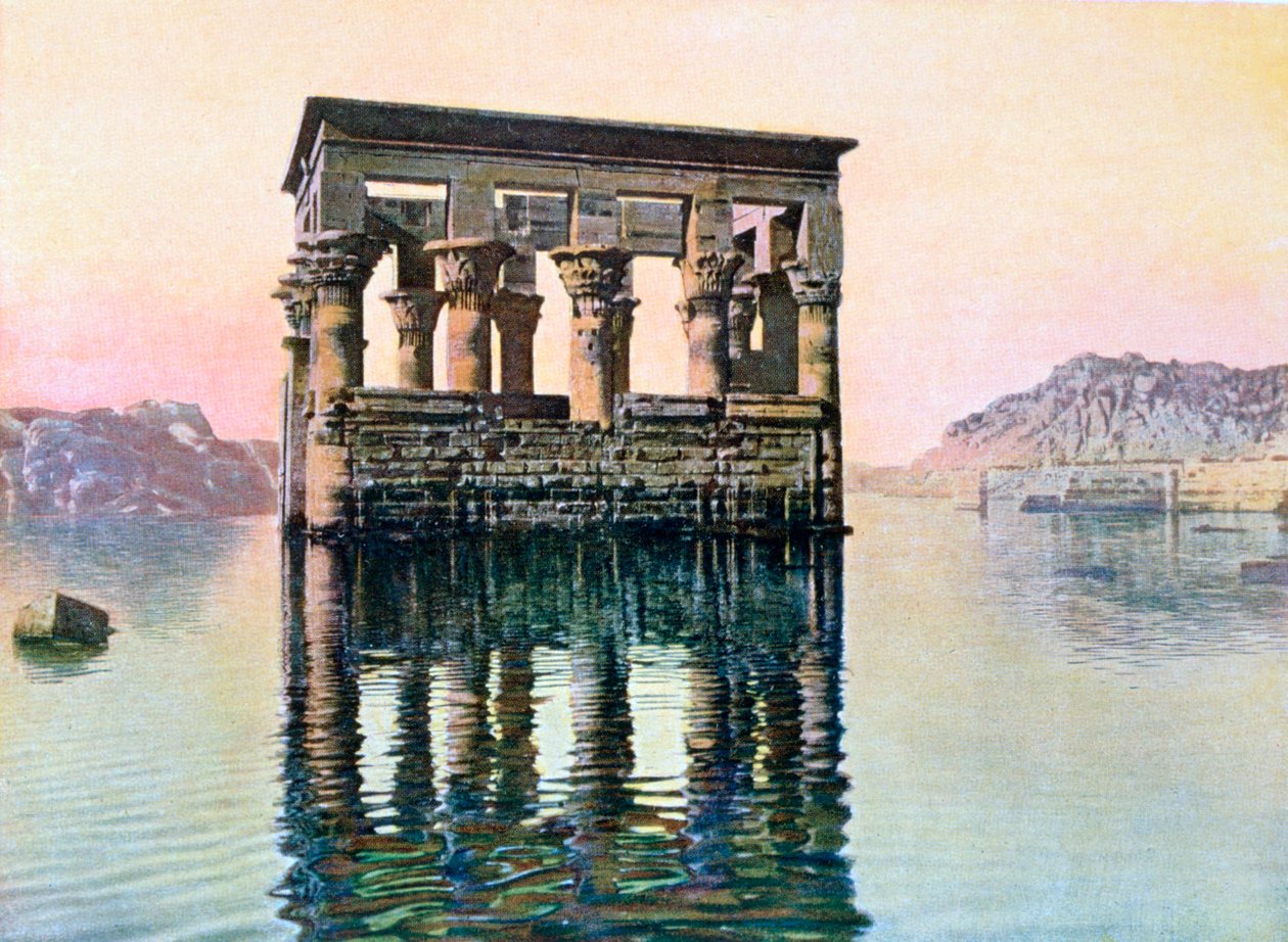 Tempelkiosk til Trajan, Philae, Egypt, 1900-tallet av Unbekannt