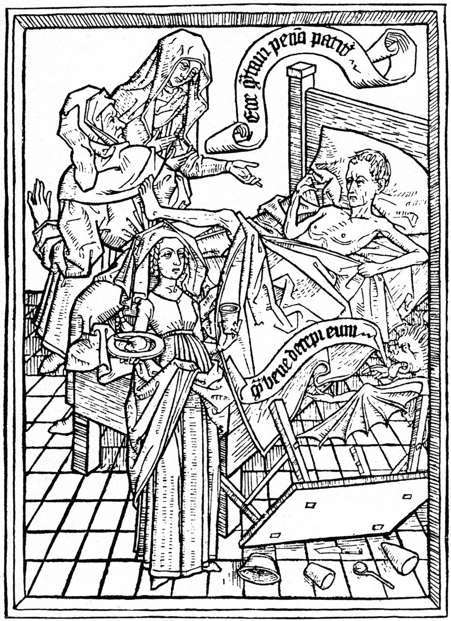 Temptation to Impatience, c1465 1964. av Unbekannt