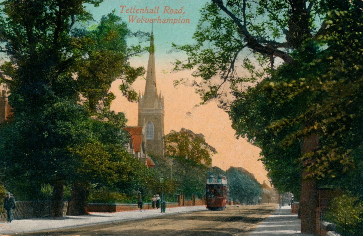 Tettenhall Road, Wolverhampton, c1905 av Unbekannt