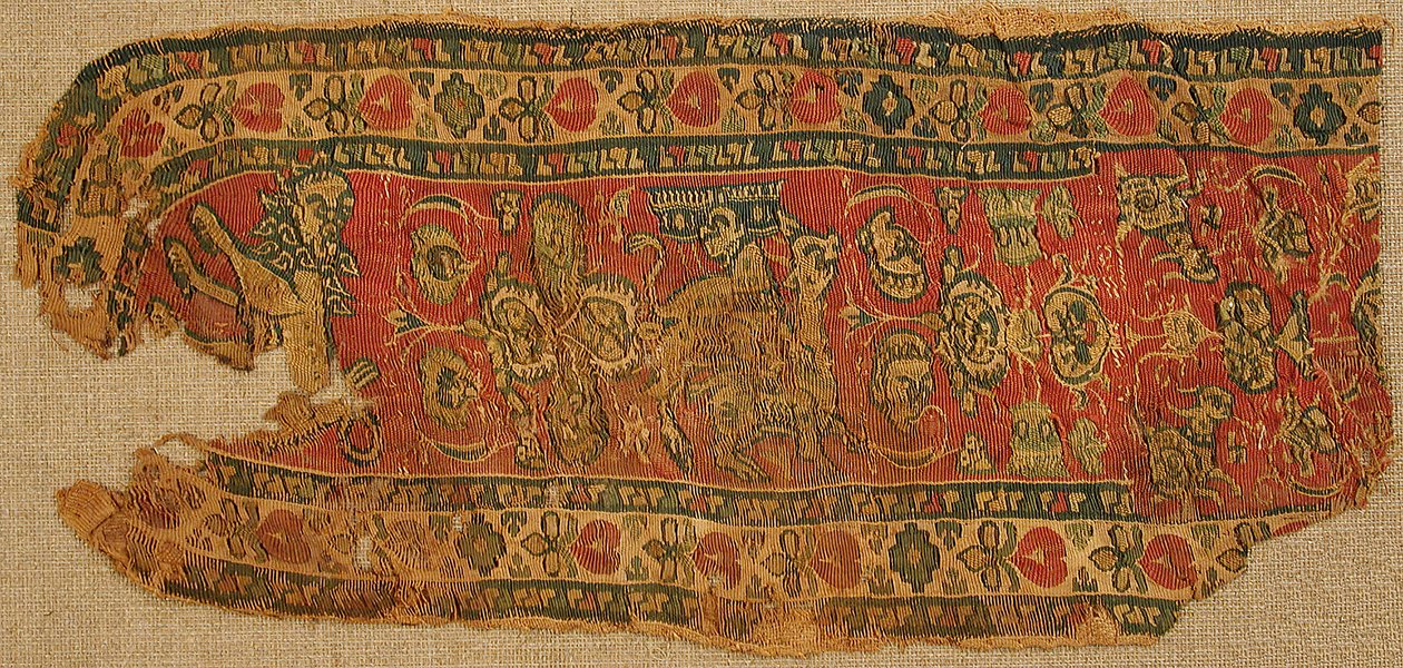 Tekstilfragment, bysantinsk, 8.-9. århundre. av Unbekannt