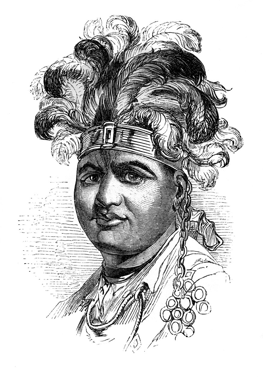Thayendanegea, en Mohawk-sjef, 1848 av Unbekannt