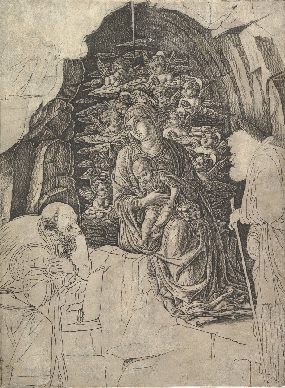Tilbedelsen av magiene, ca. 1475-80. av Unbekannt