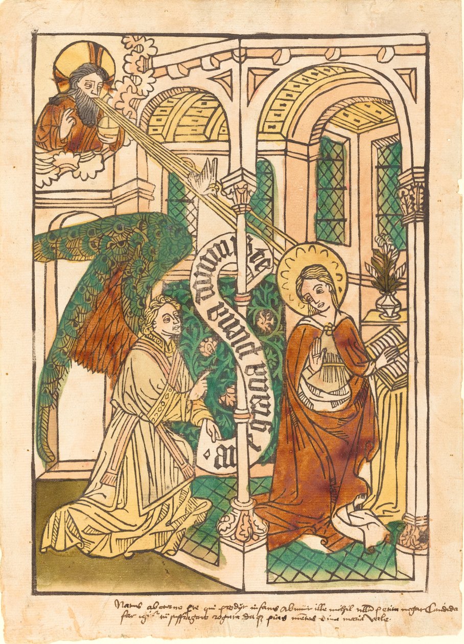 Bebudelsen, ca. 14501470. av Unbekannt