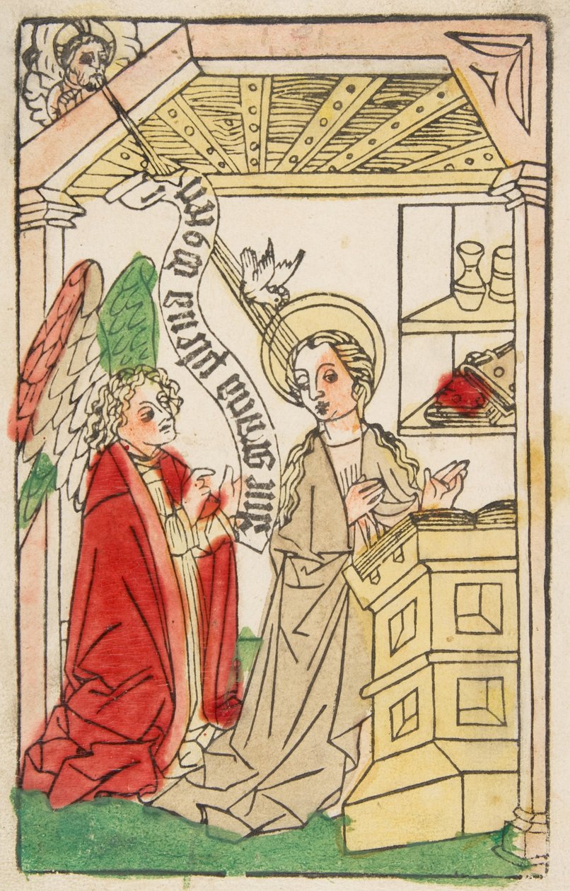 Bebudelsen, ca. 1460-70. av Unbekannt