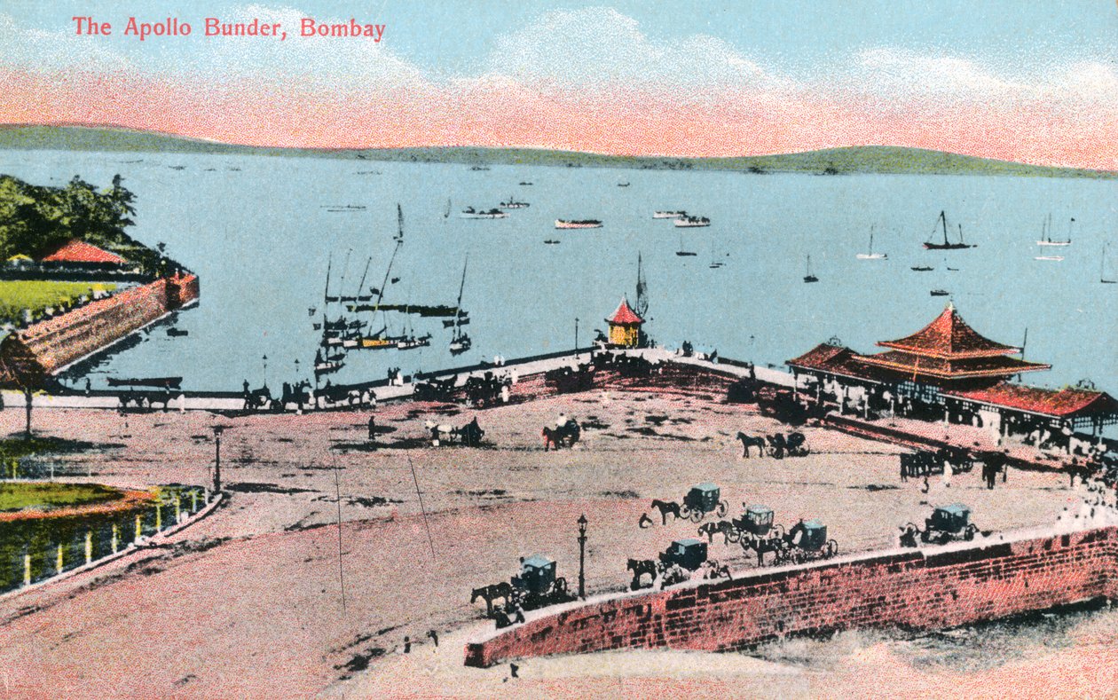 The Apollo Bunder, Bombay, India, tidlig på 1900-tallet av Unbekannt
