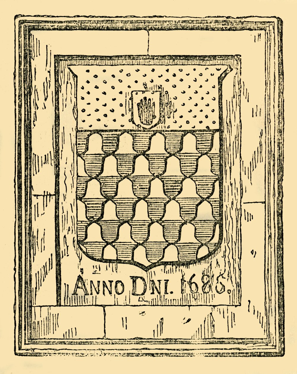 The Arms of Tichborne, 1881. av Unbekannt