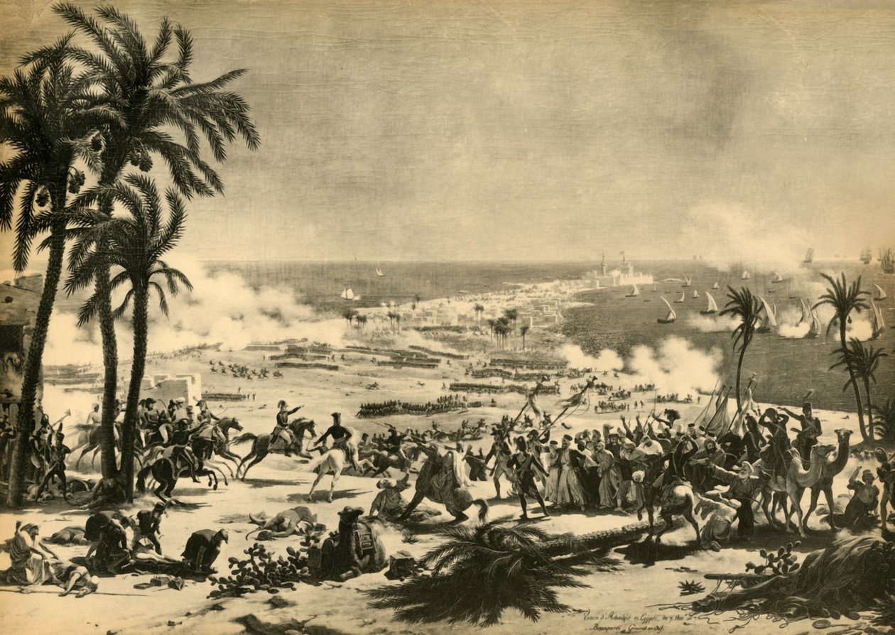 Slaget ved Aboukir, 25. juli 1799, 1921. av Unbekannt