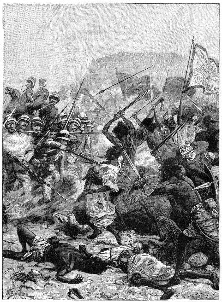 Slaget ved Khartoum, 1885 1900 av Unbekannt