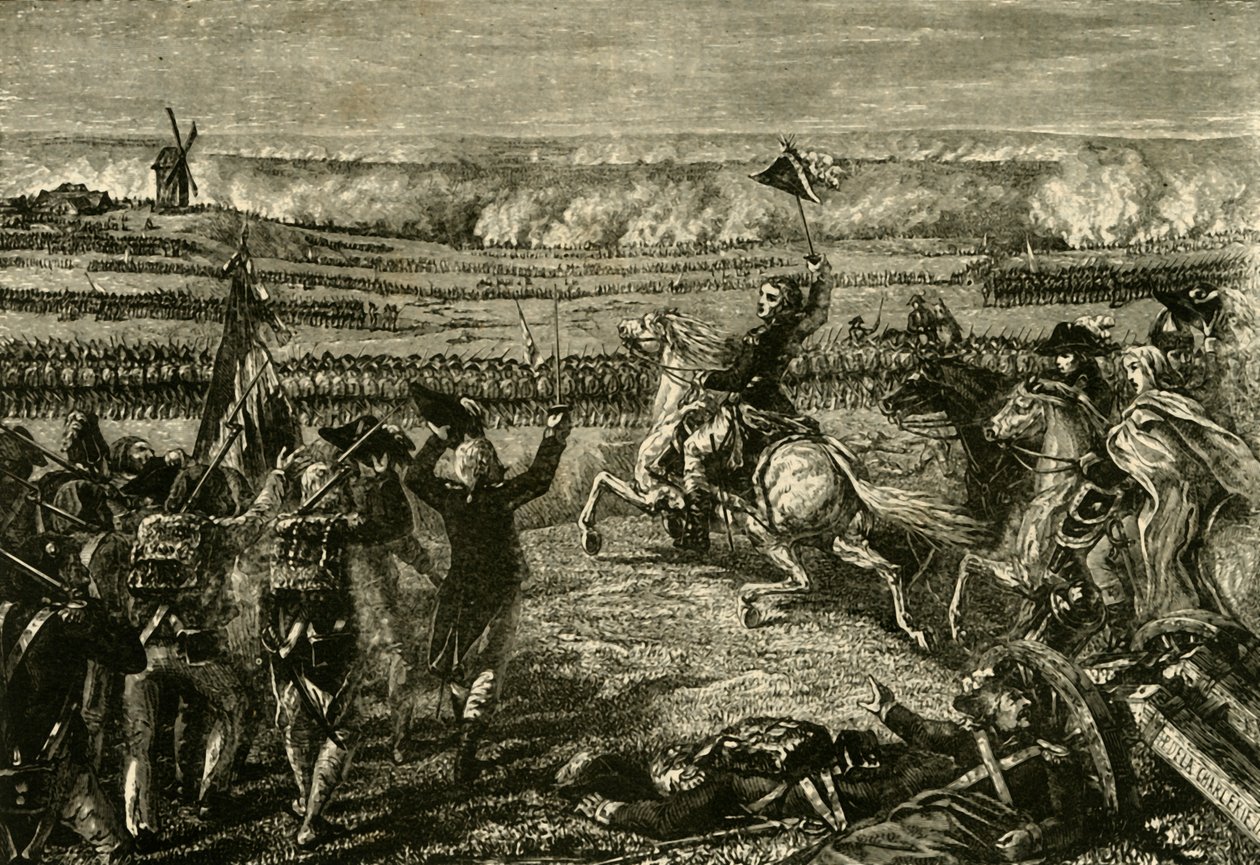 Slaget ved Valmy, 1792, 1890. av Unbekannt