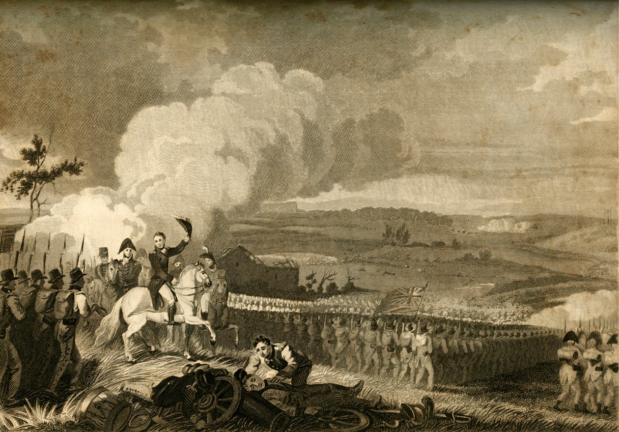 Slaget ved Waterloo, 18. juni 1815, 1816 av Unbekannt
