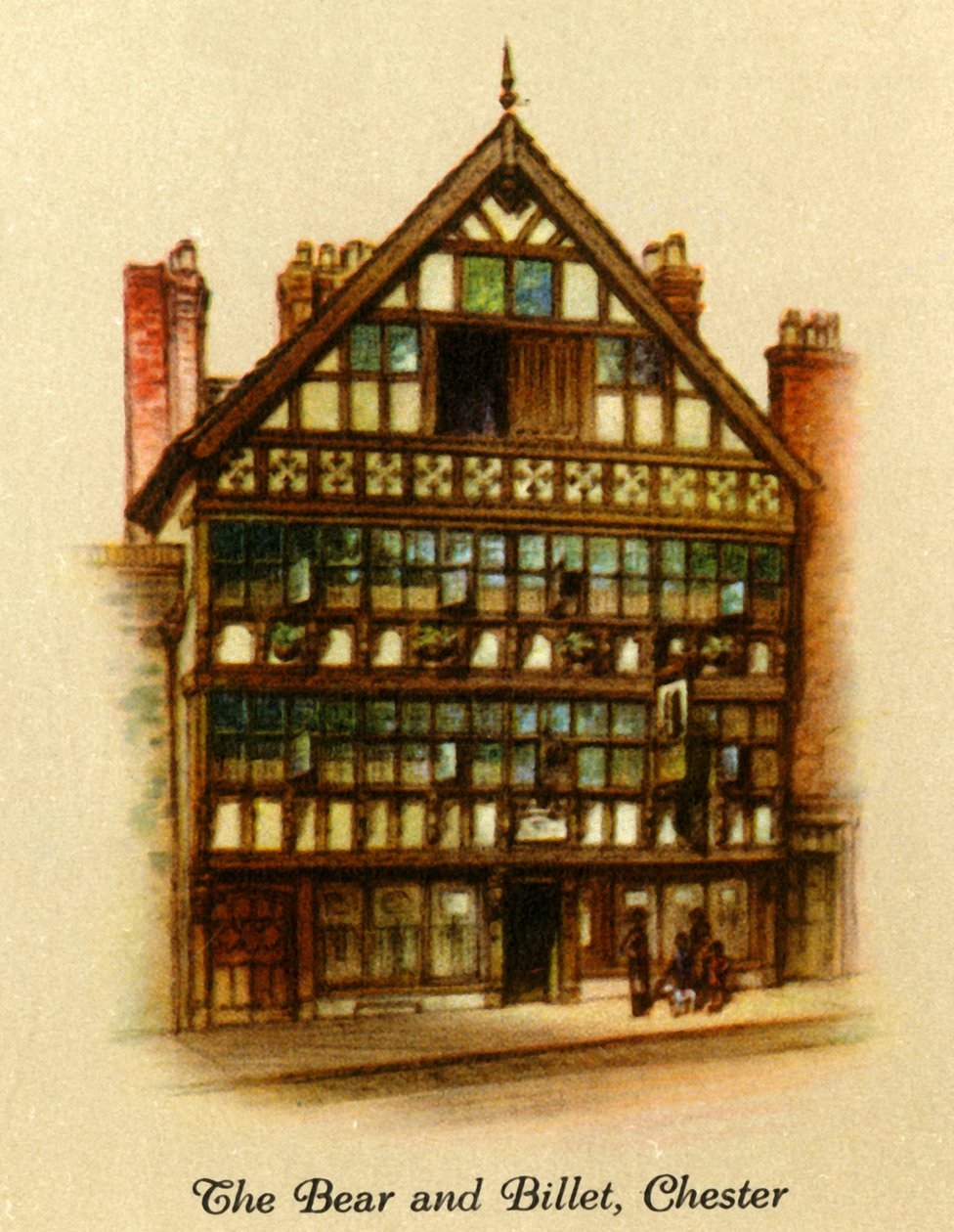 The Bear and Billet, Chester, 1936. av Unbekannt