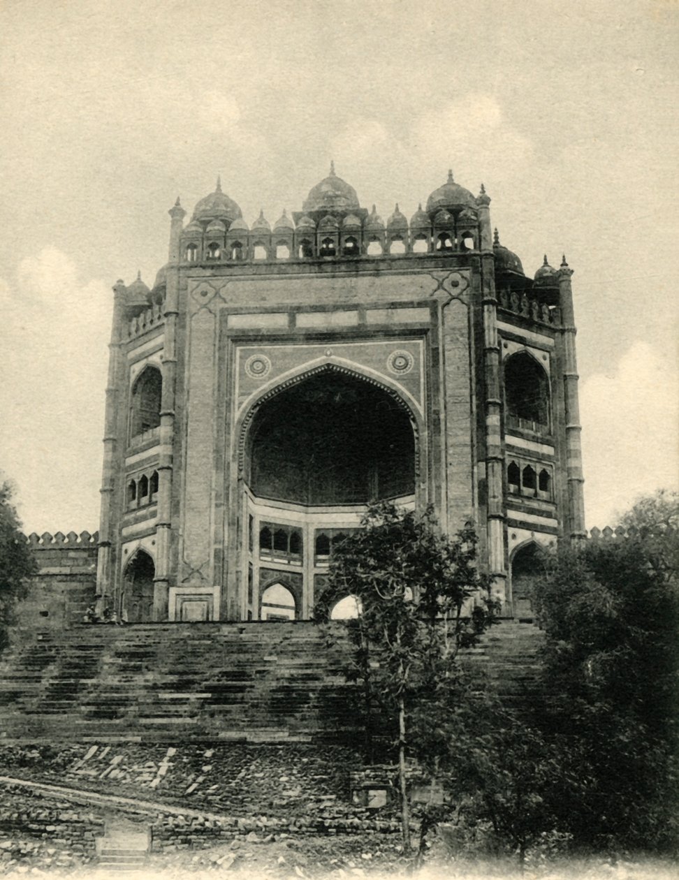 Bolund-porten, Fatehpur Sikri. Agra. av Unbekannt