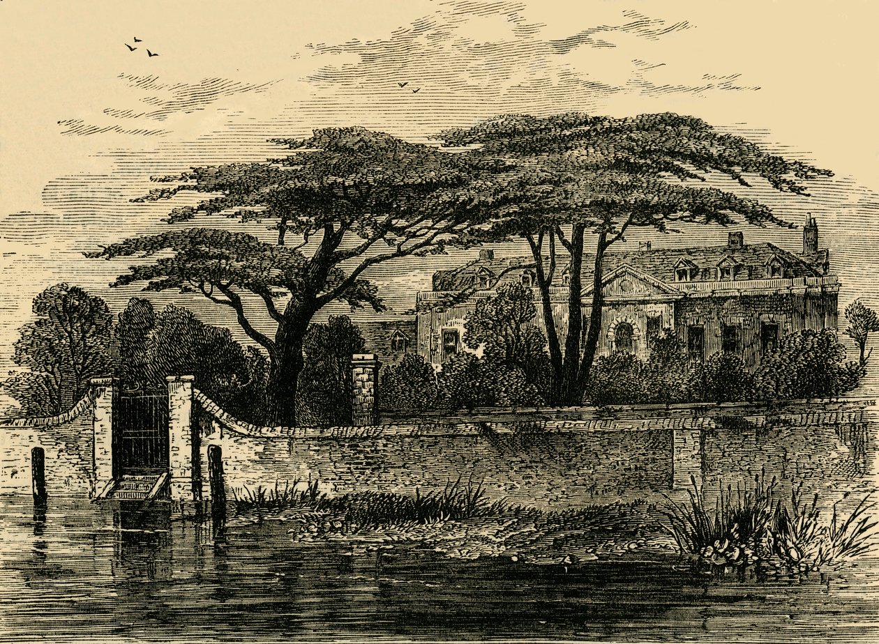 Den botaniske hagen, Chelsea, 1790, c1876. av Unbekannt