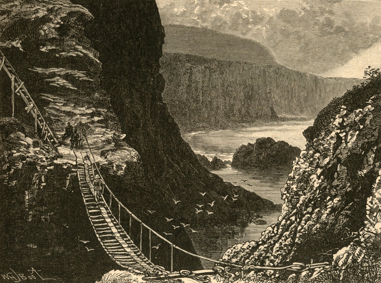 The Bridge, Carrick-A-Rede, 1898. av Unbekannt