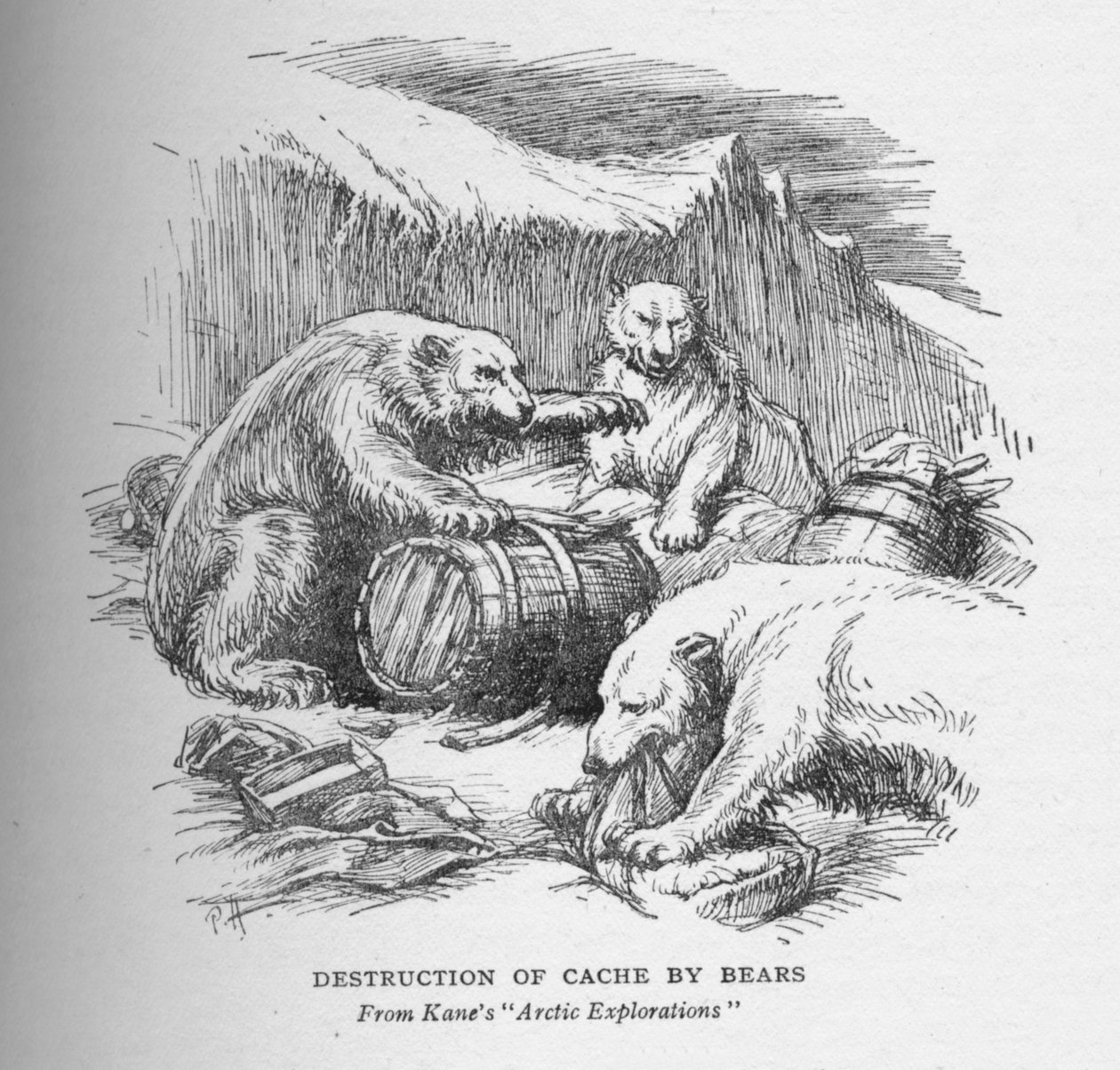 The Cache Destroyed, c1856, 1928 av Unbekannt