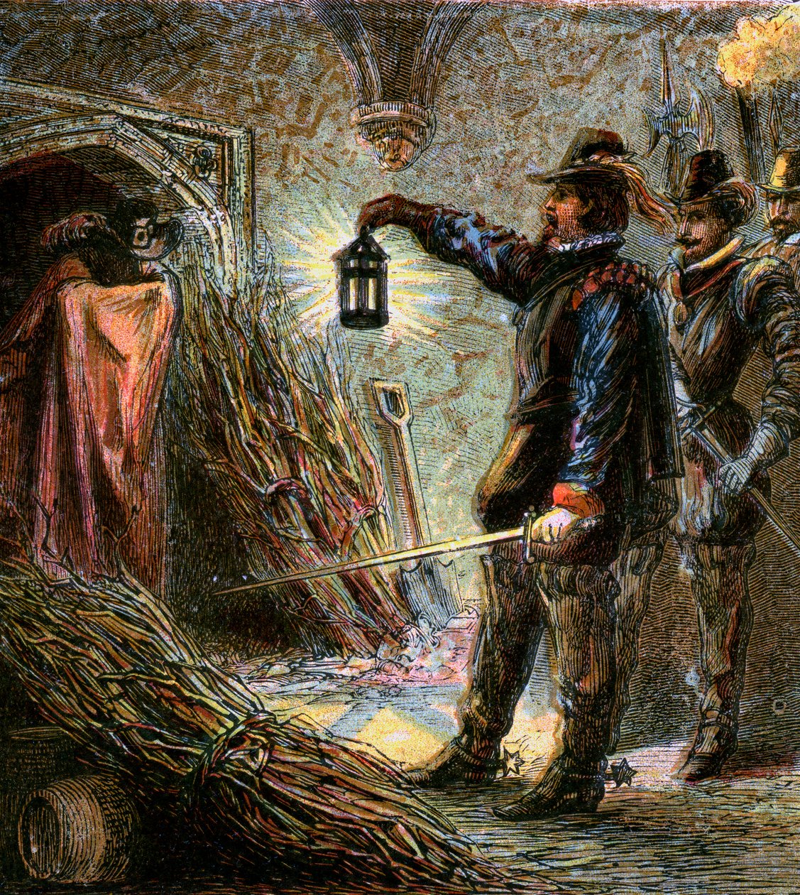 The Capture Of Guy Fawkes, 1605, c1850 av Unbekannt
