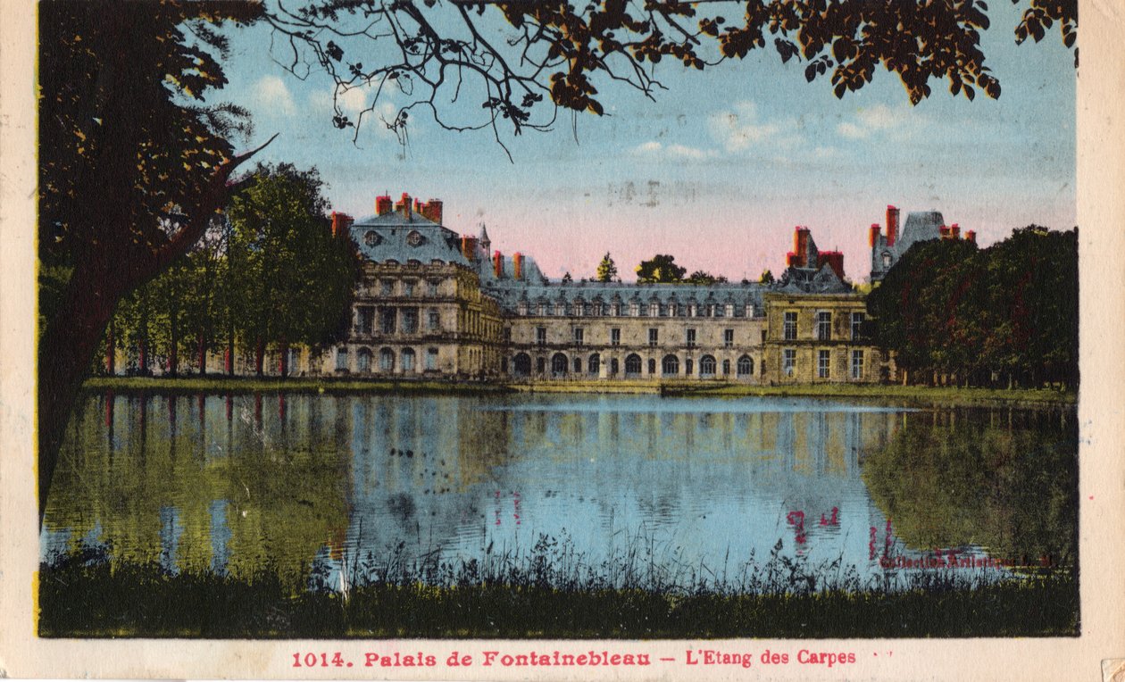 Karpedammen, Palace of Fontainebleau, 1930-tallet. av Unbekannt