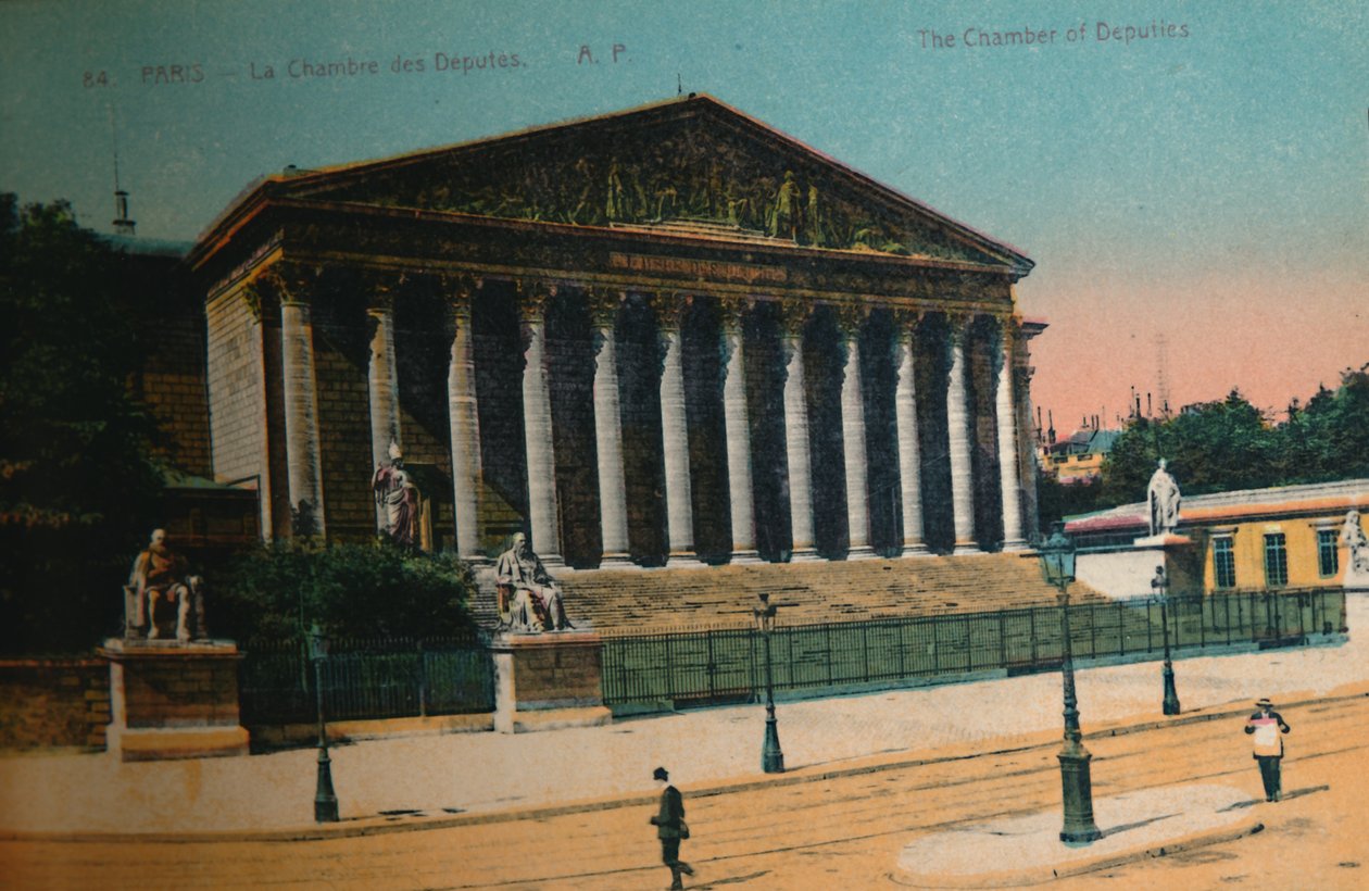 Deputertkammeret, Paris, c1920 av Unbekannt