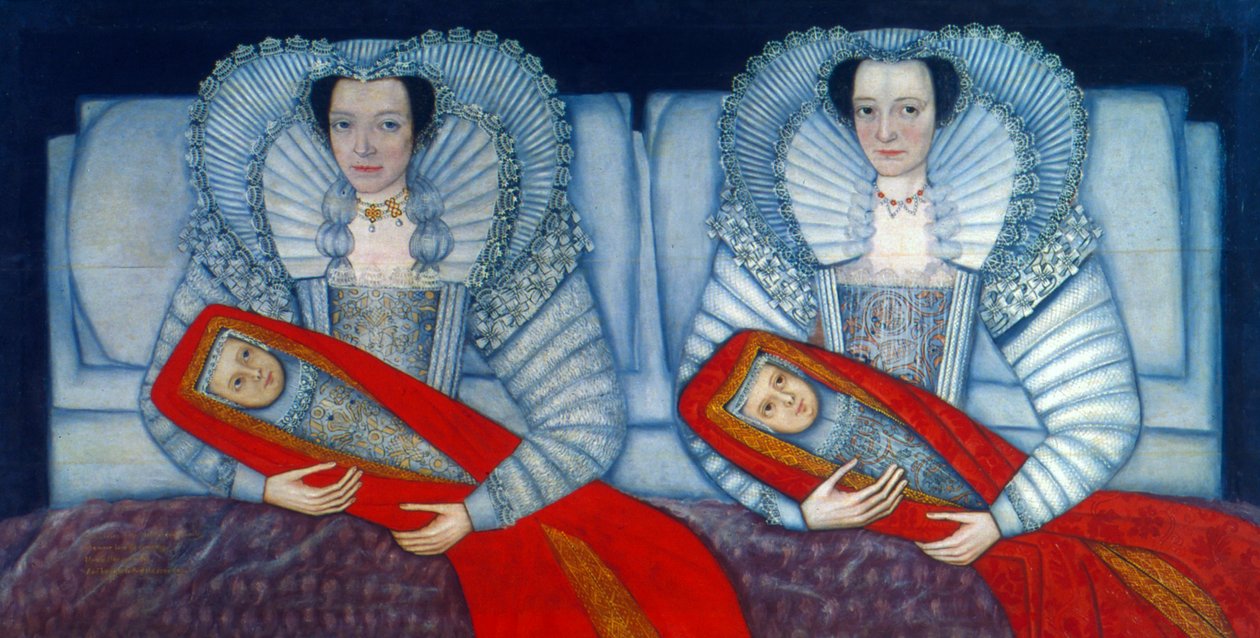 The Cholmondeley Sisters, 1600-1610 av Unbekannt