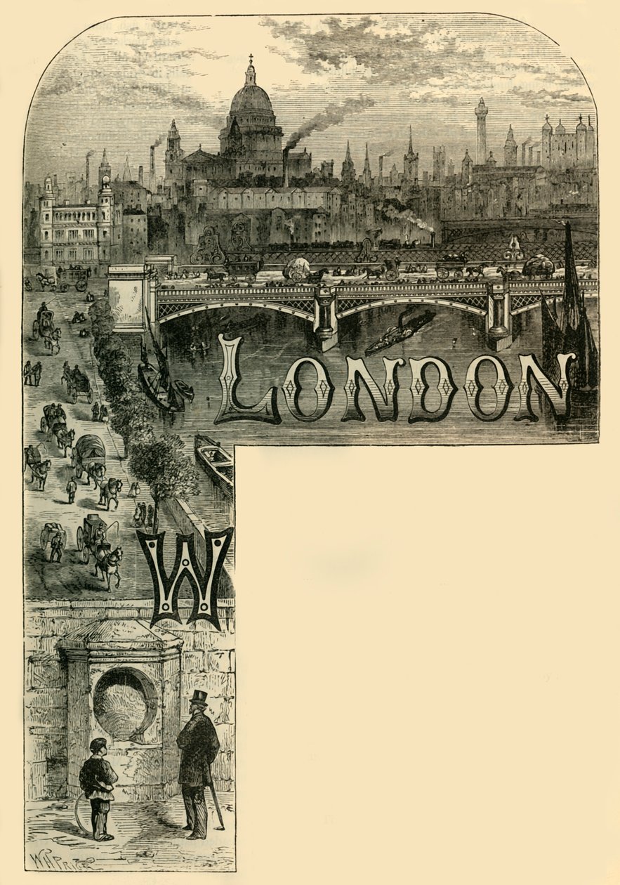 The City of London, c1872. av Unbekannt