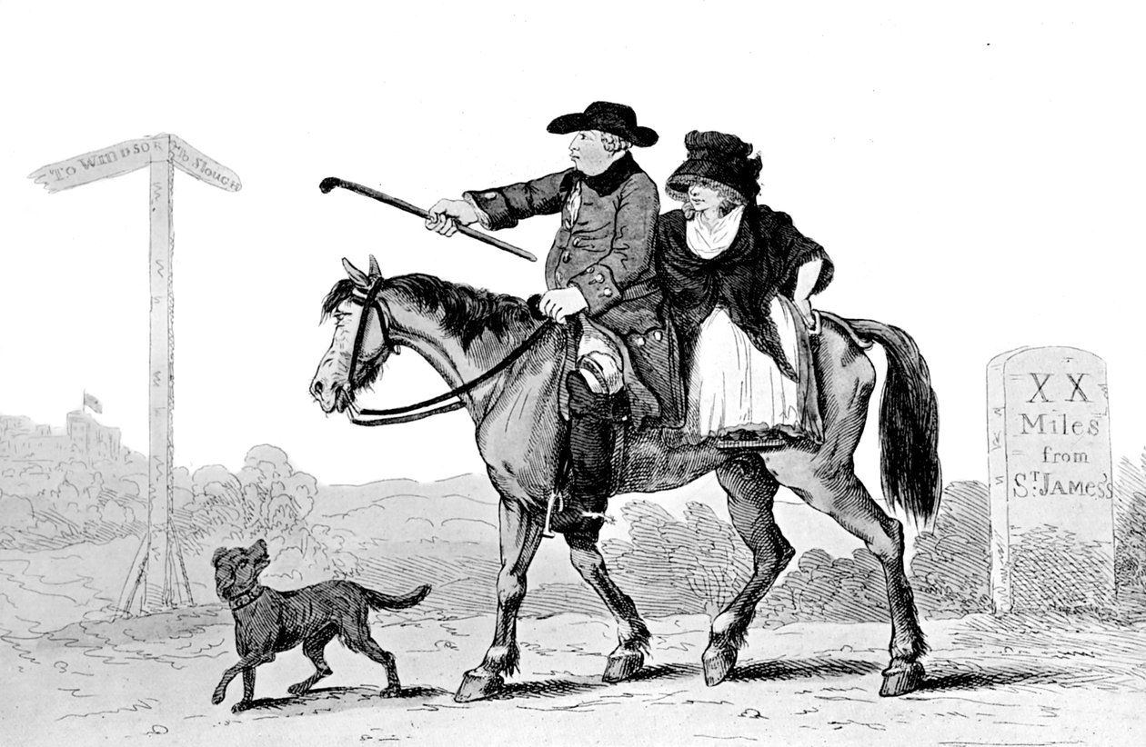 Det konstante paret, 1786 av Unbekannt