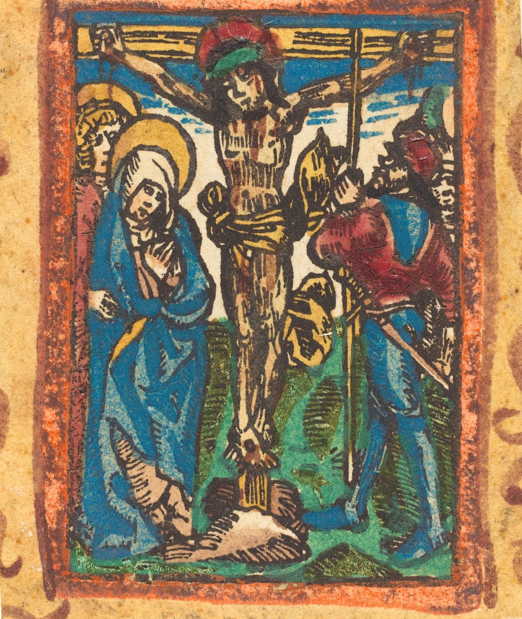 Korsfestelsen, ca. 14901500. av Unbekannt