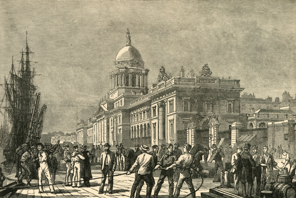 The Custom House, Dublin, 1898. av Unbekannt