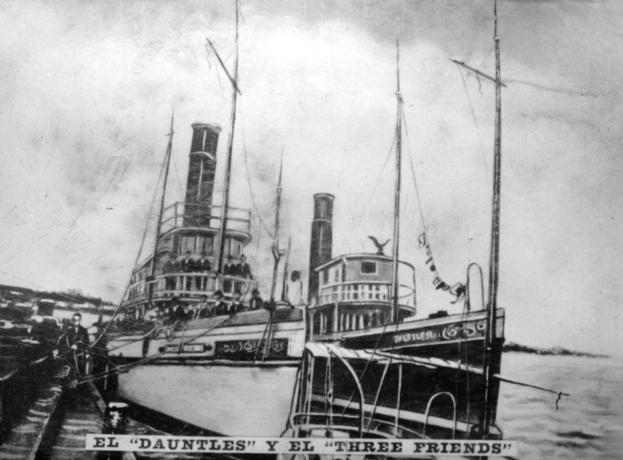 The Dauntless and the Three Friends, 1868, 1920-tallet av Unbekannt
