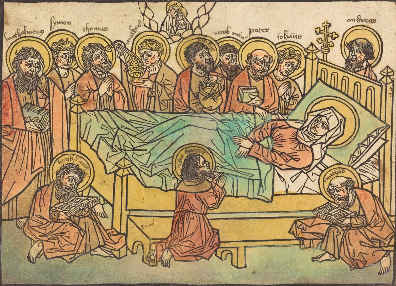 Jomfruens død, 14651470. av Unbekannt