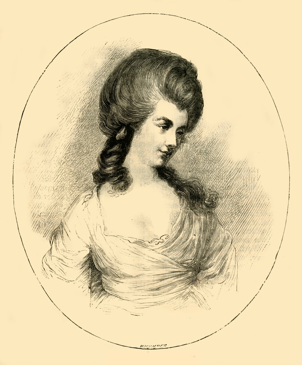 Hertuginnen av Devonshire, c1780, 1881. av Unbekannt