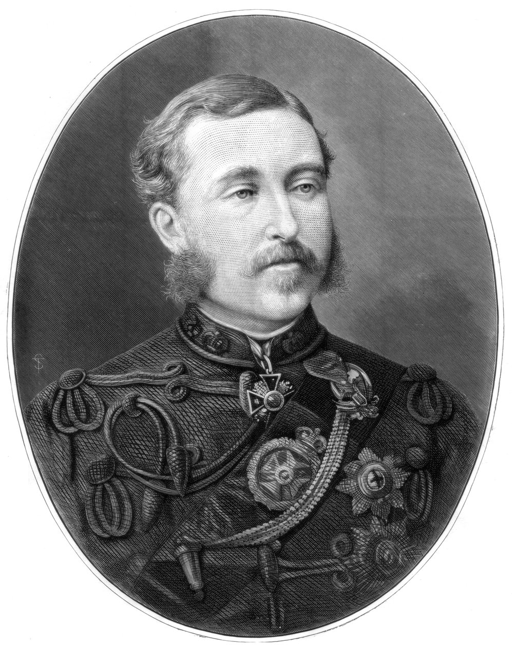 The Duke of Connaught , britisk soldat, 1875 av Unbekannt