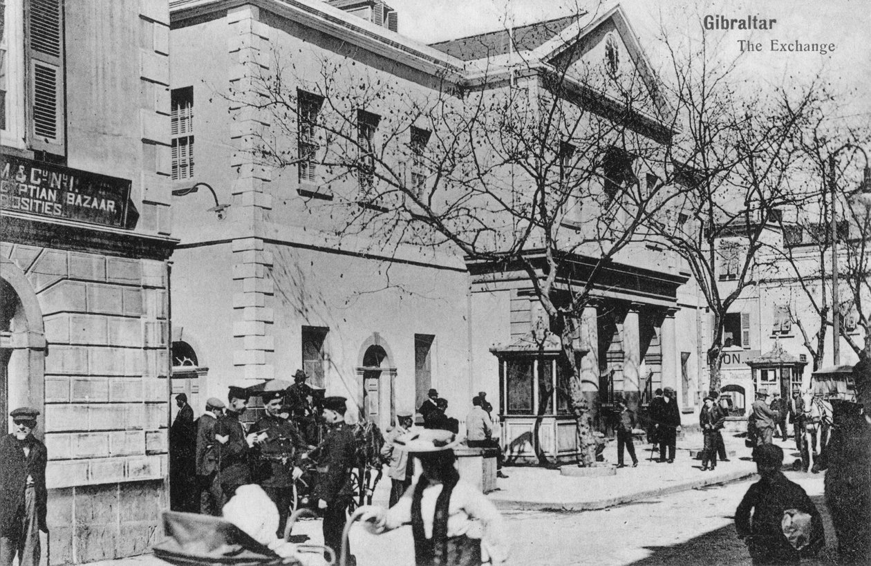The Exchange, Gibraltar, 20. århundre av Unbekannt