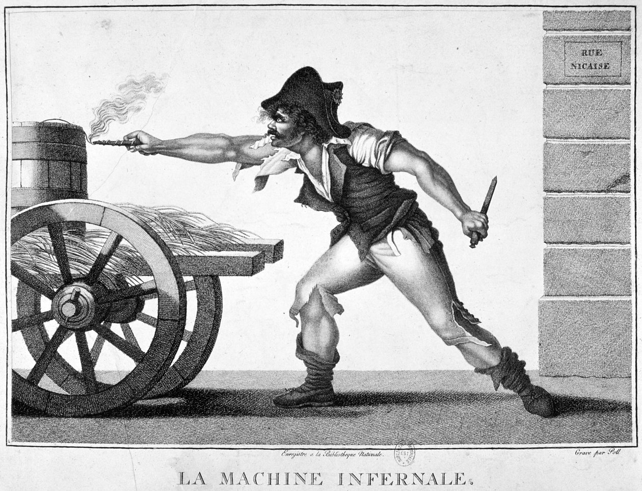The Explosive Device, 24. desember 1800, 1800-tallet av Unbekannt