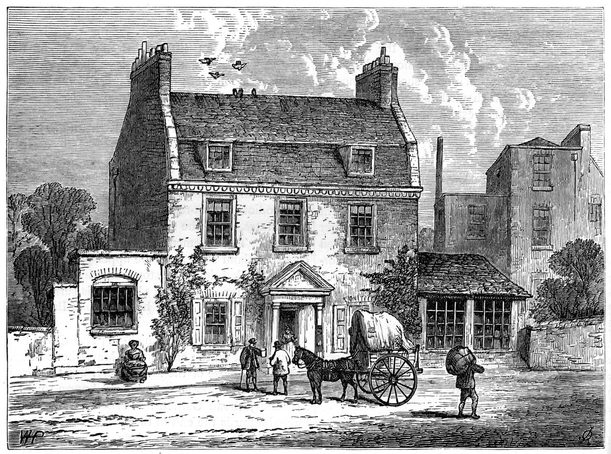 The Farthing Pie House, London, 1820 1891 av Unbekannt