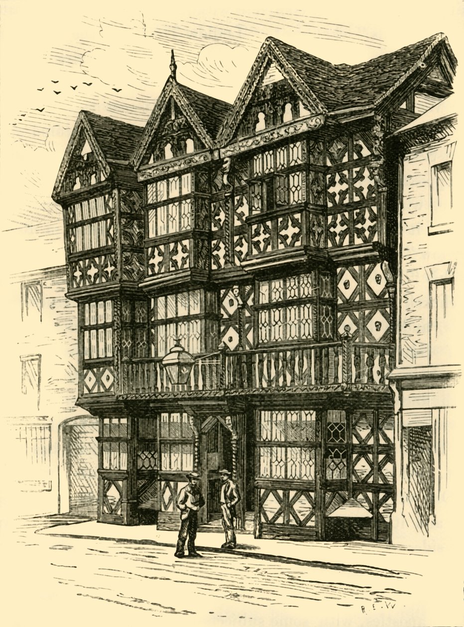 The Feathers Hotel, 1898. av Unbekannt